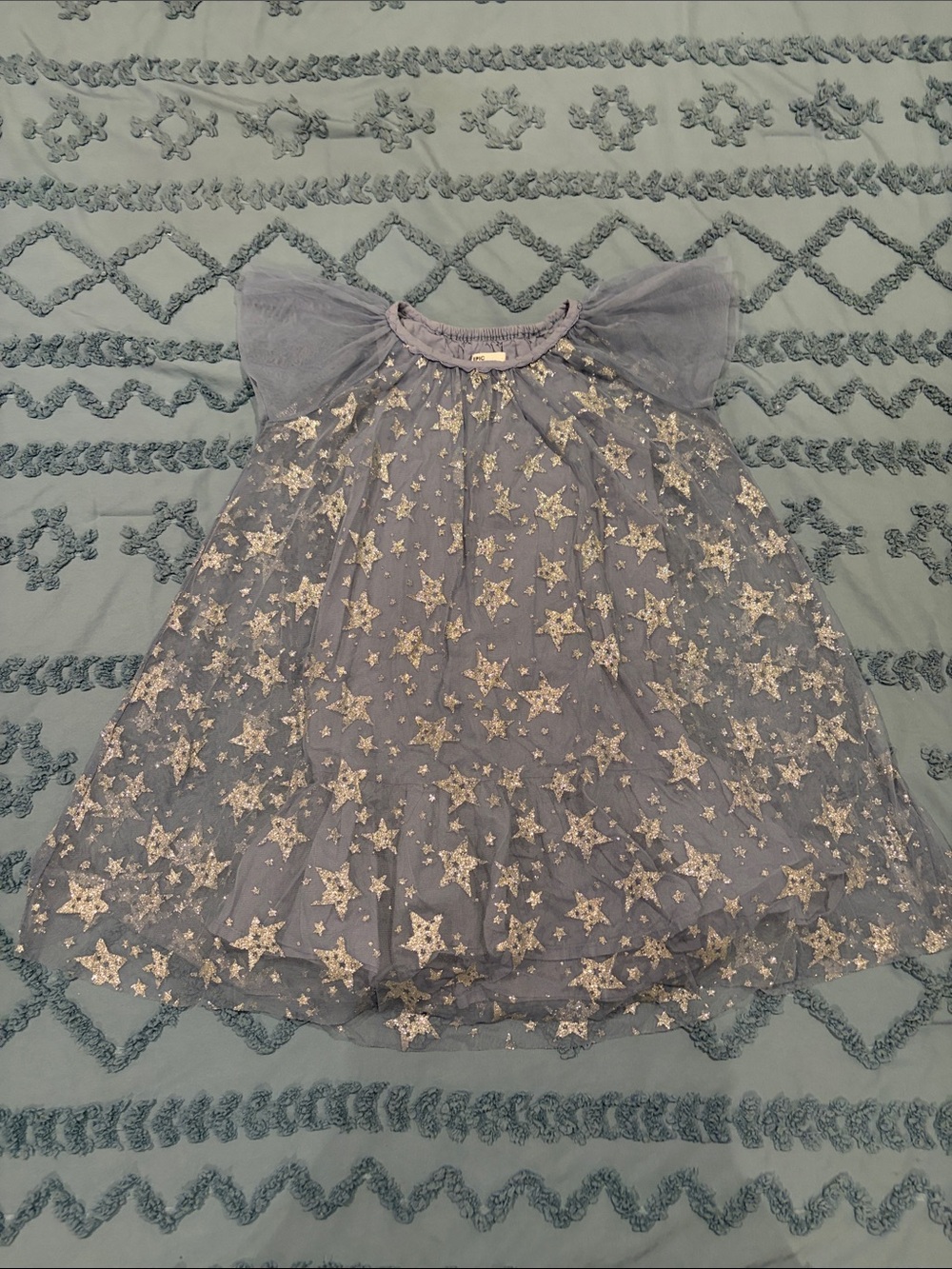 Epic Threads Blue Tulle Star Overlay Dress